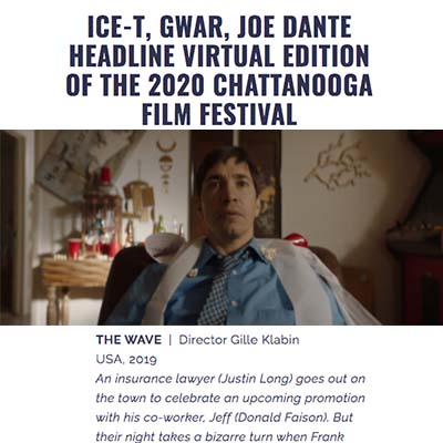 ICE-T, GWAR, JOE DANTE HEADLINE VIRTUAL EDITION OF THE 2020 CHATTANOOGA FILM FESTIVAL